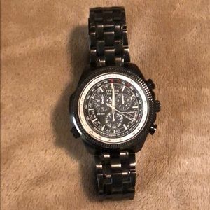 Black Citizens eco drive watch